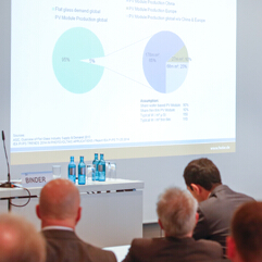 Conference solar meet glass at Glasstec 2014