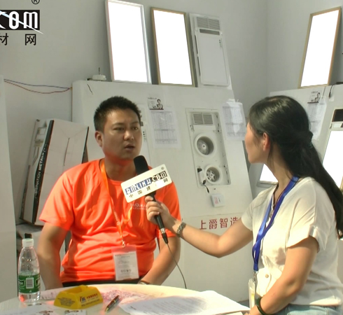 中国建材网专访上爵电器